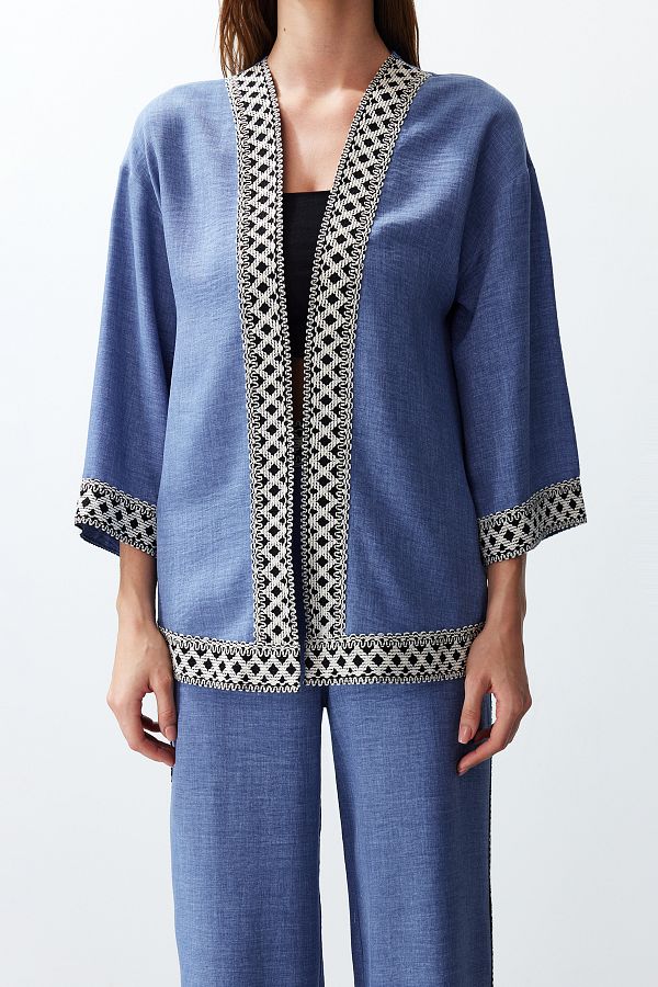 Indigo Kimono Set