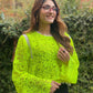Neon Lace Top