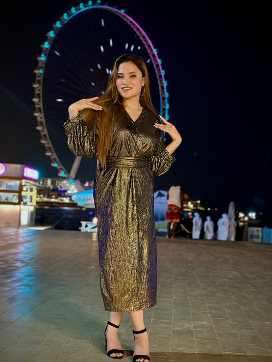 Gold Vintage Dress